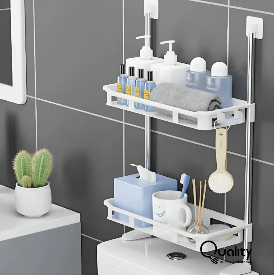 Organizador De Baño De 2 Niveles